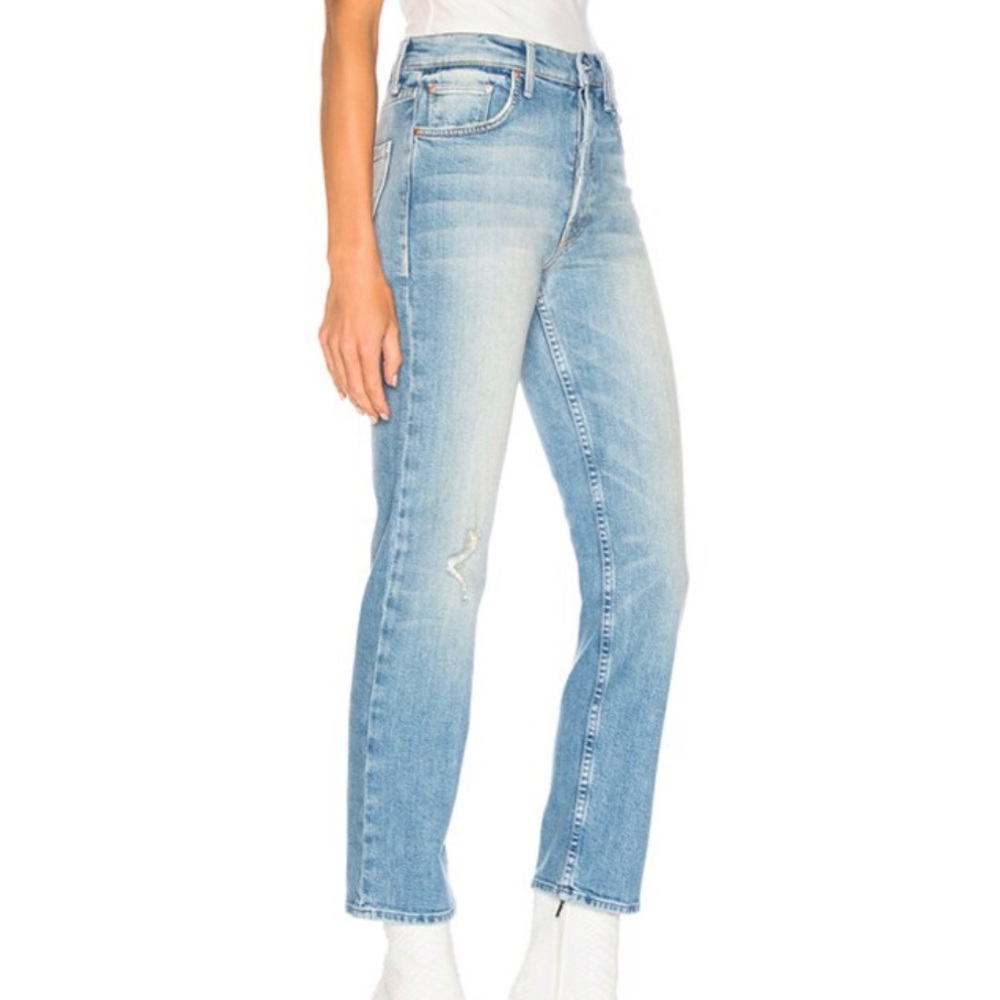 Mother Denim, Tomcat Ankle Jeans. Color: Gospel Grace